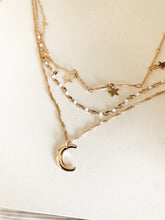 Load image into Gallery viewer, The Stars and Moon Necklace
